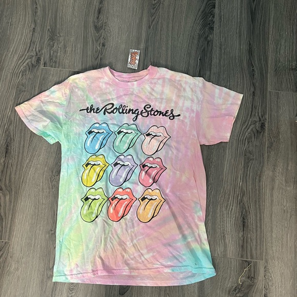 Spencer's Tops - Rolling Stone tie dye shirt with tags